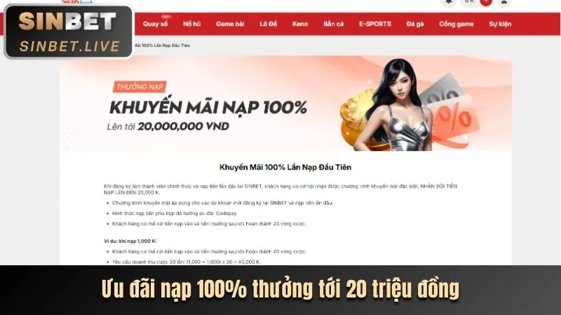 Khuyến mãi nạp tiền di động 188BET